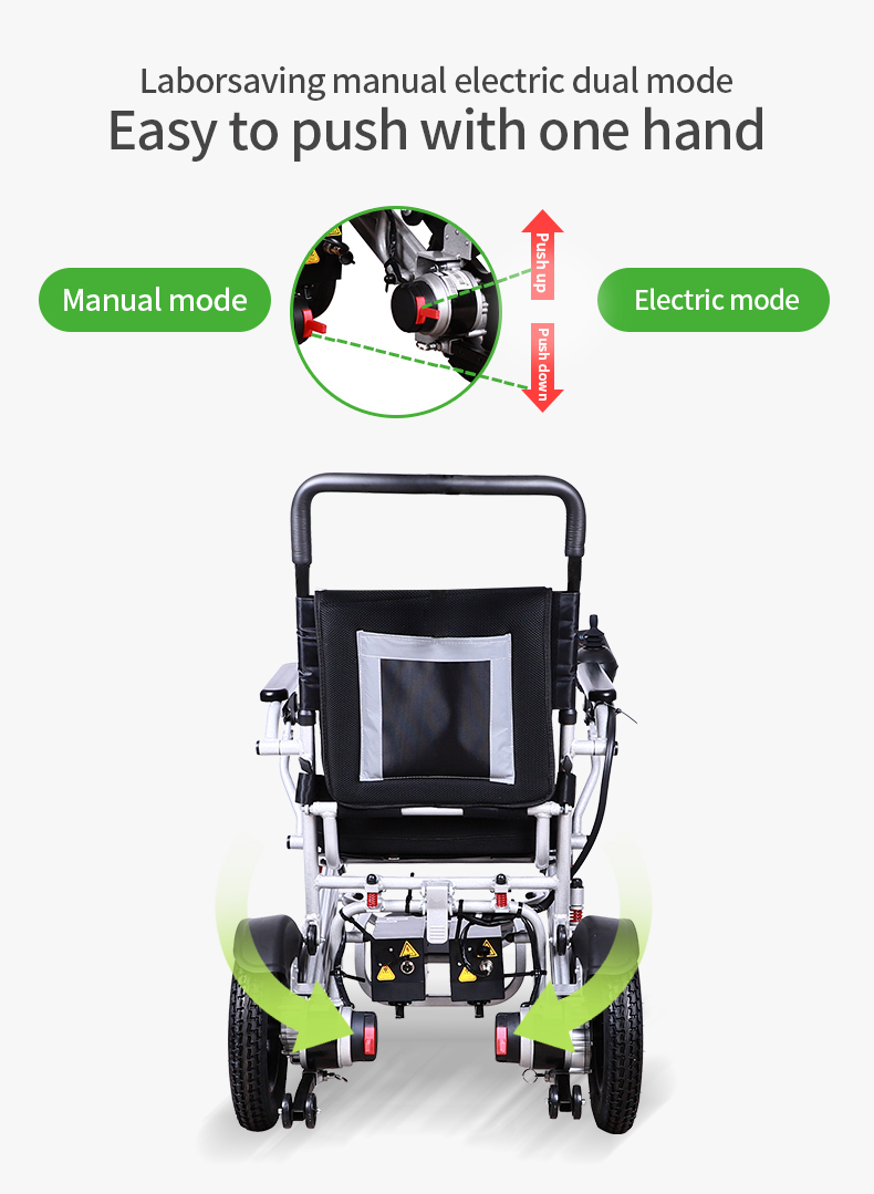 elektrischer Stromrollstuhlfahrer