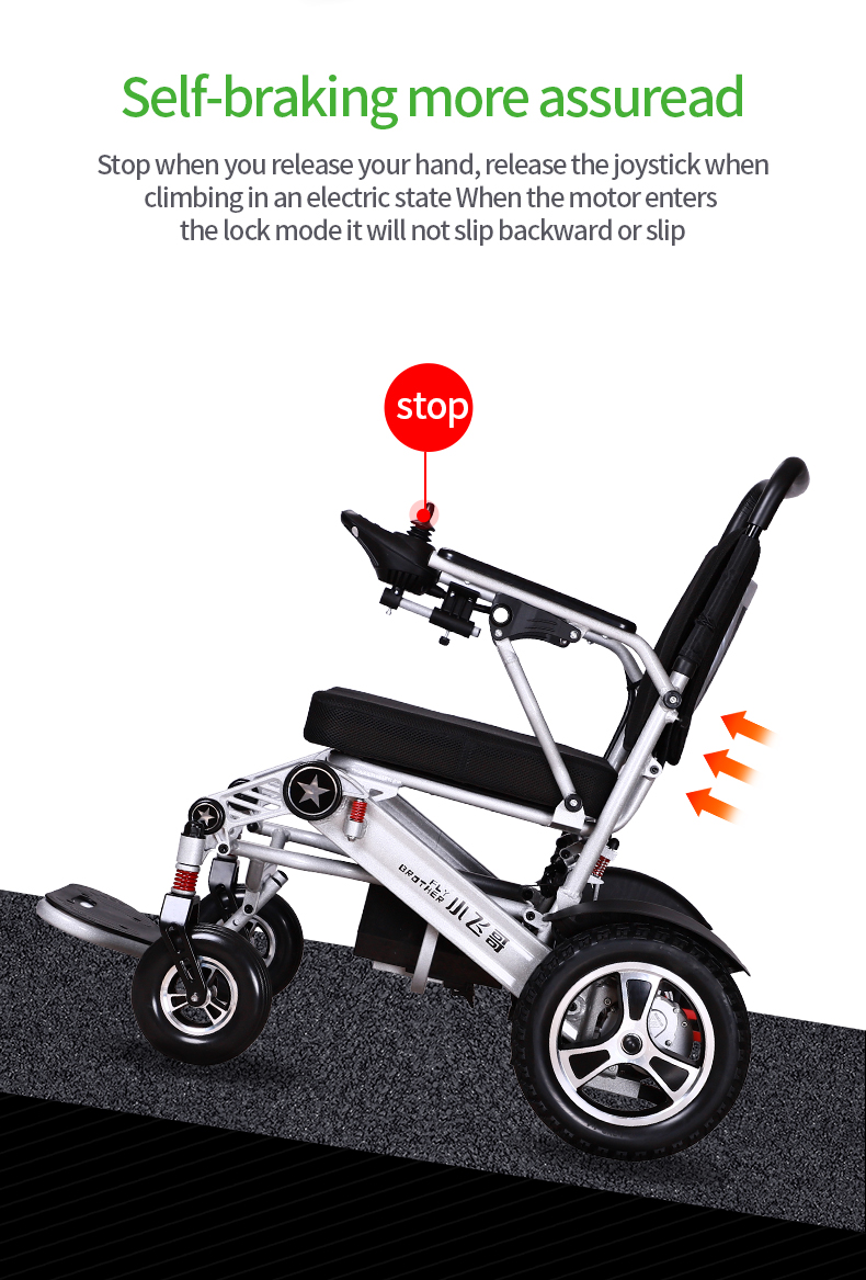motorisierte elektrische Stromrollstuhlfahrer