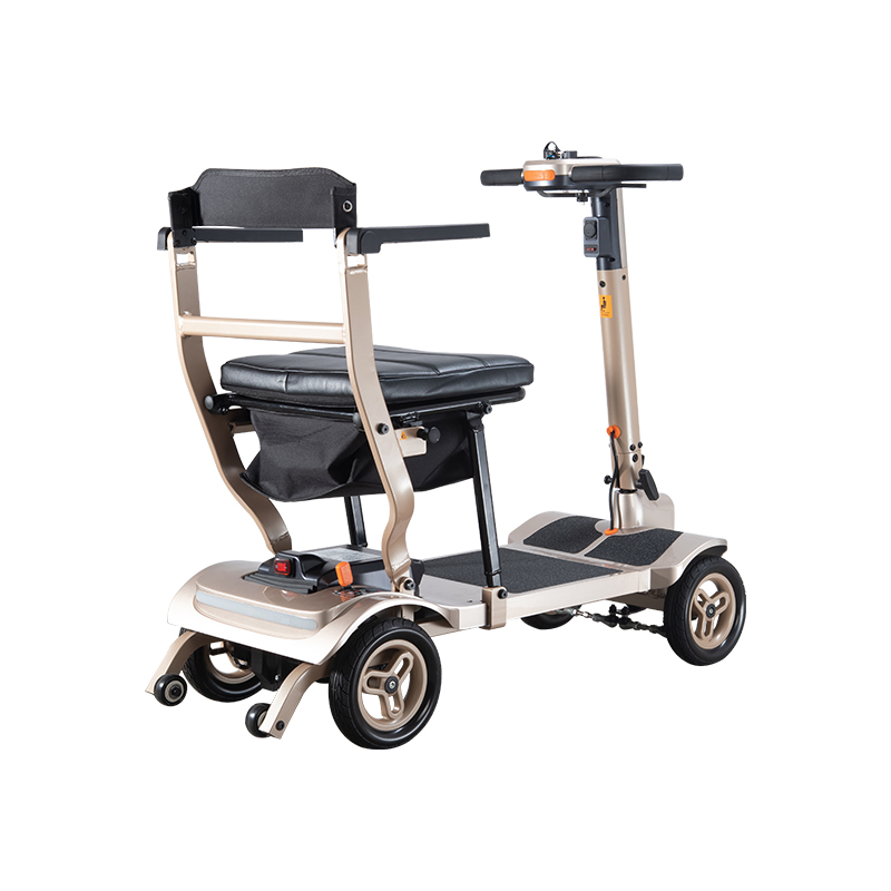 DDF100 4 Räder Leichter zusammenklappbarer Elektromobilitätsroller für ältere Menschen 