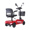 DDF105 4-Rad faltbarer roter Elektromobilitätsroller für Erwachsene