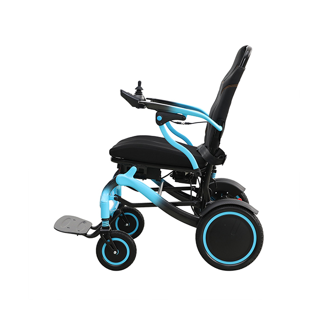 226 Tragbarer bunter Elektrorollstuhl aus Kohlefaser und Aluminiumlegierung